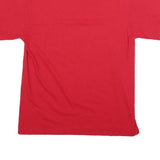 PORT & COMPANY Mens Red Panther Baseball Graphic T-Shirt M Short Sleeve Crew