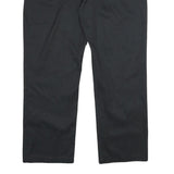 DICKIES Womens Classic Black Polyester Blend Trousers W42 L32 Zip Closure