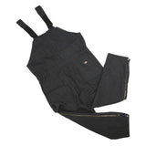 DICKIES Mens Black Cotton Blend Dungarees Classic XL W44 L30 Workwear