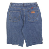 WRANGLER Womens Denim Blue Cotton Shorts M W30 Classic Fit Casual Cut-Off