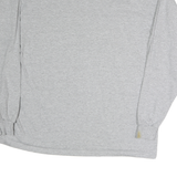 NFL Mens Grey 2007 AFC East Champions Graphic Long Sleeve Crew Neck XL Cotton