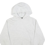 ADIDAS Mens Grey Hoodie S Cotton Blend Casual Pullover