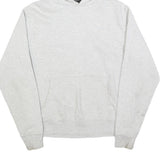 ADIDAS Mens Grey Hoodie S Cotton Blend Casual Pullover
