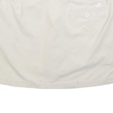 ADIDAS Womens White Skort Sportswear Casual Polyester Blend Woven Short M