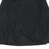 IM Womens Black Shirt Long Sleeve Collared Button Neck Size M Classic Work