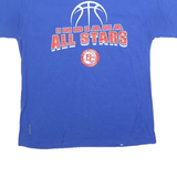 CHAMPION Mens Blue Indiana All Stars Graphic T-Shirt M Short Sleeve Crew Neck