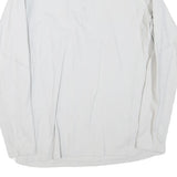 GYMSHARK Womens White Long Sleeve Sports T-Shirt M Half Zip Activewear