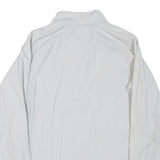 GYMSHARK Womens White Long Sleeve Sports T-Shirt M Half Zip Activewear