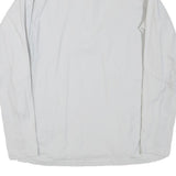GYMSHARK Womens White Long Sleeve Sports T-Shirt M Half Zip Activewear
