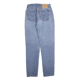 LEVI'S Womens Jeans Blue Slim Straight Denim Medium W26 L30 Classic Fit Zip