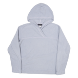 PATAGONIA Womens Light Blue Pullover Hoodie L Soft Lightweight Fleece Casual