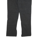 DICKIES Mens Black Regular Straight Denim W40 L32 Workwear Cotton Blend Zip