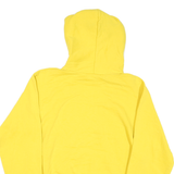 CHAMPION Mens Yellow Michigan Football Pullover Hoodie S Cotton Blend