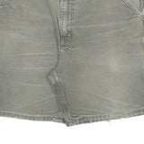 CARHARTT Mens Shorts Grey Casual Cotton Blend XL W38 Workwear Cargo Pockets