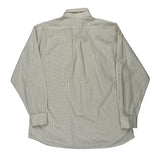 Burberry London Checked Shirt - Large Cream Cotton