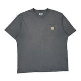 Carhartt T-Shirt - XL Grey Cotton