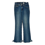 517 Levis Boot Cut Jeans - 25W UK 6 Blue Cotton