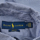 Ralph Lauren Slim Fit Shirt - 4XS Blue Cotton