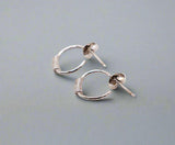 Italian Mini Sterling Silver Hoop Earrings