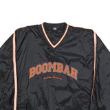 BOOMBAH Mens Black & Orange Sweatshirt V-Neck XL Sports Casual Pullover