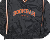 BOOMBAH Mens Black & Orange Sweatshirt V-Neck XL Sports Casual Pullover