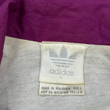 Uca National Champion 1991 Adidas Graphic Track Jacket - Large Gray Polyester