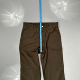 Carhartt Trousers - 32W 34L Brown Polyester Blend