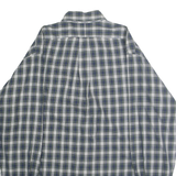 RALPH LAUREN Mens Blue White Check Shirt M Classic Button-Down Cotton Casual