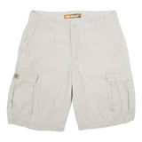 LEE Mens Shorts Beige Casual Cotton Cargo M W31 Pockets Comfortable Summer