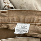 Dickies Carpenter Trousers - 34W 30L Beige Cotton