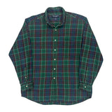 Britches Checked Flannel Shirt - XL Red Cotton