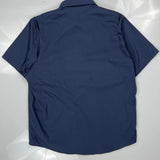 Work Uniform Carhartt Short Sleeve Shirt - Medium Blue Cotton