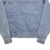 GAP Mens Blue Denim Button Cotton Jacket S Classic Casual Lightweight