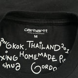 Carhartt Graphic T-Shirt - Medium Black Cotton