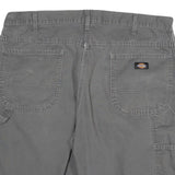 DICKIES Mens Shorts Grey Casual Cotton Blend 3XL W38 Workwear Cargo Pockets