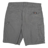 DICKIES Mens Shorts Grey Casual Cotton Blend 3XL W38 Workwear Cargo Pockets