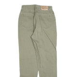 EDDIE BAUER Womens Slim Fit Jeans Beige Denim W26 L32 Classic Zip Pockets