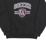 PENNANT Mens Black Soccer Crew Neck M Cotton Blend Casual Sweatshirt