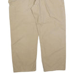 CARHARTT Mens Cotton Blend Beige Regular Fit Straight Leg Trousers W40 L30