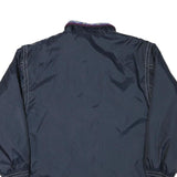 MERYLL Womens Navy Blue Reversible Zip Jacket M Polyester Blend Plain Casual