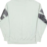 NIKE Mens White Hoodie M Cotton Blend Large IK Logo Pullover Casual