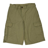 Dickies Cargo Shorts - 28W 13L Khaki Polyester Blend