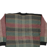 TOMMY HILFIGER Mens Multi Colour Patterned Jumper Crew Neck Basic Knit 2XL
