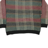 TOMMY HILFIGER Mens Multi Colour Patterned Jumper Crew Neck Basic Knit 2XL