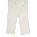 TOMMY HILFIGER Mens Cotton Blend Beige Regular Fit Straight Leg Trousers W32 L32