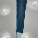 True Religion Contrast Stitch Jeans - 27W UK 6 Blue Denim