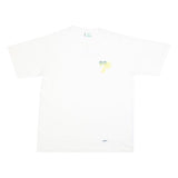 JOSTENS Mens White Graphic T-Shirt XL Short Sleeve Crew Neck Cotton Blend