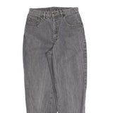 Grey Womens Regular Fit Straight Denim Cotton Blend Jeans W28 L30 Classic Casual