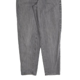 Grey Womens Regular Fit Straight Denim Cotton Blend Jeans W28 L30 Classic Casual