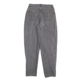 Grey Womens Regular Fit Straight Denim Cotton Blend Jeans W28 L30 Classic Casual